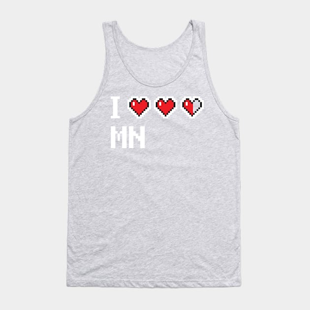 I heart MN Tank Top by Geekenheim